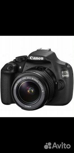 Зеркальный фотоаппарат canon 1200D