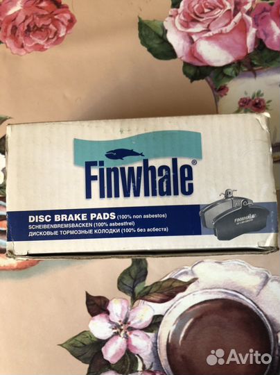 Дисковые тормозные колодки finwhale на LADA