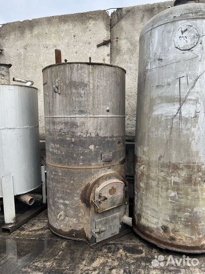 Твердотопливный котел труба в трубе бу