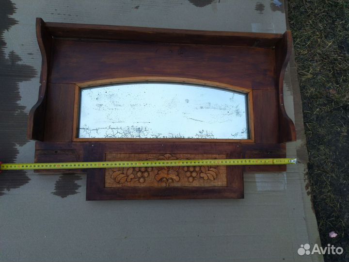 Старинное резное зеркало СССР под рестоврацию