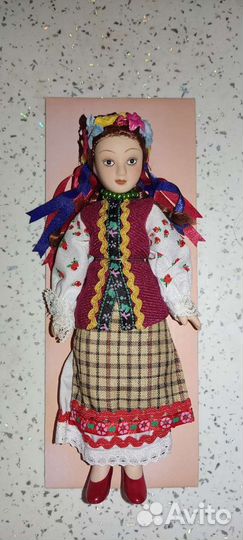 Кукла фарфоровая коллекционная 18 см