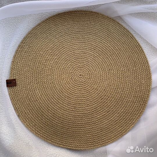 Салфетки из джута d35 см (4 шт. в наборе)