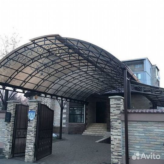 Козырек из поликарбоната Навес