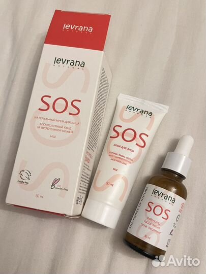 Крем и сыворотка levrana sos + effaclar la roche