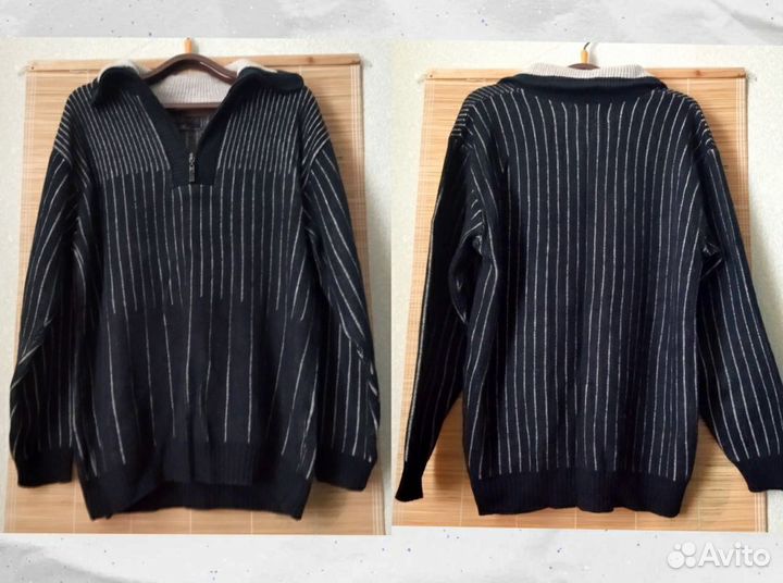 Лот мужская одежда свитеры 48/50/52 теплая кепка