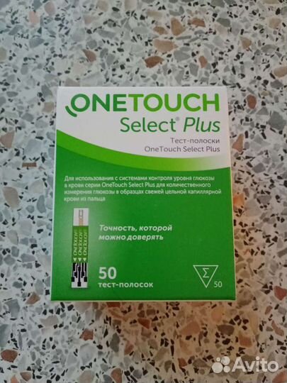 Тест полоски One Touch Select Plus N50