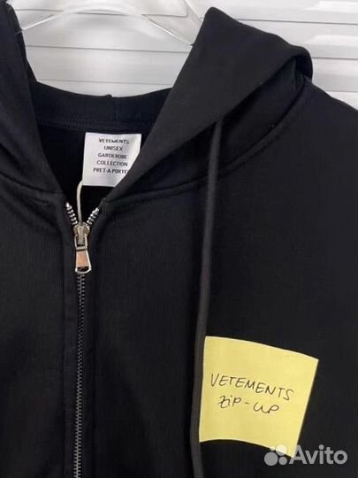 Vetements up зип худи