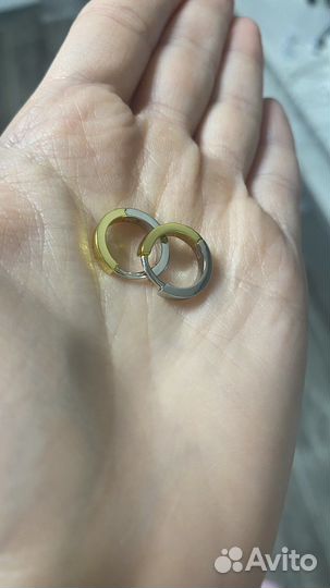 Серьги серебро