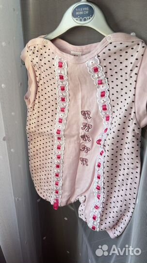 Боди для девочки 74 80