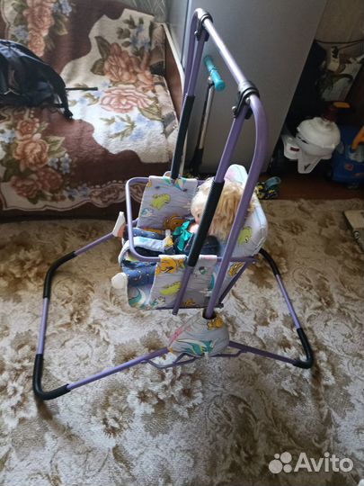 Детская качель напольная