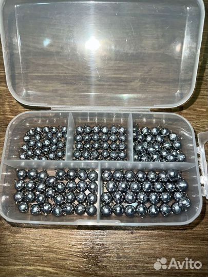 Набор микрочебурашек 1,1.5,2,2.5,3 гр. 150шт