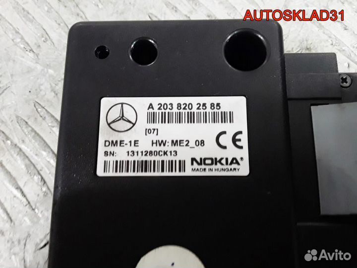 Блок управления телефоном Mercedes W203 2038202585