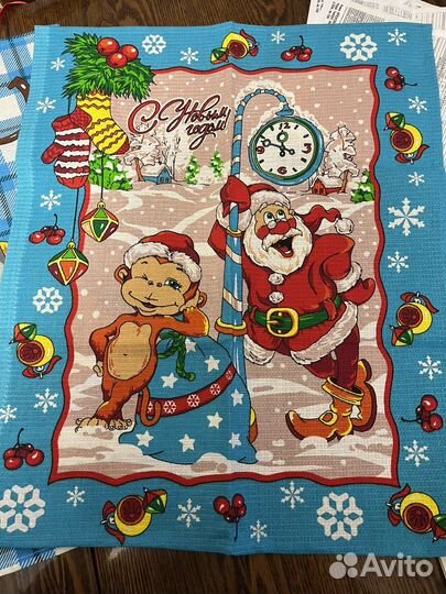 Кухонный фартук + кухонные полотенца