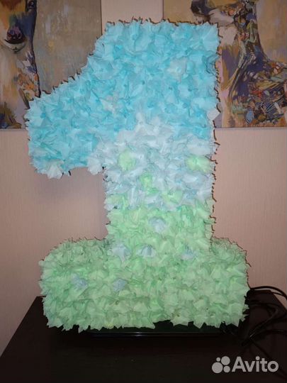 Цифра из бумаги