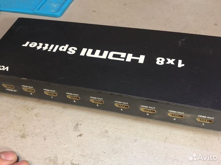 Сплиттер hdmi 1x8 Splitter vcom