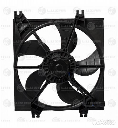 Luzar LFC 0800 Э/вентилятор охл. с кожухом для а/м