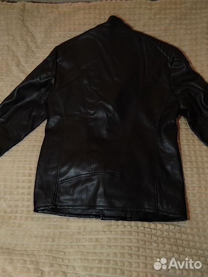Кожаная куртка мужская замшевая