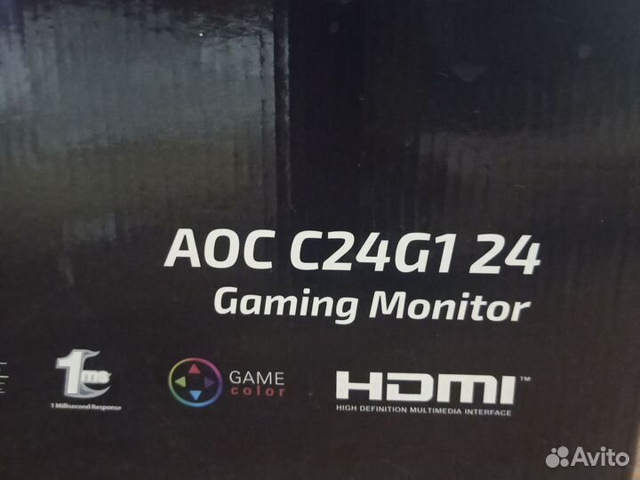 Игровой монитор AOC Gaming C24G1 на запчасти