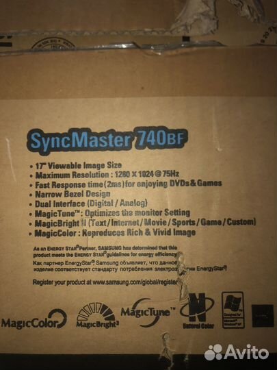 Монитор Samsung SyncMaster 740BF