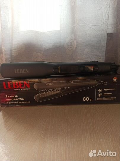 Расческа выпрямитель для волос Leben