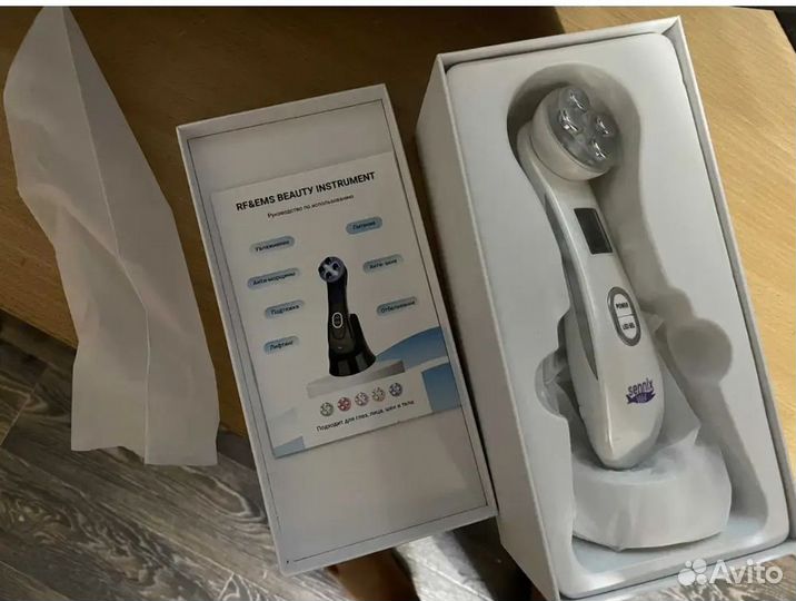 Массажер для лица, RF лифтинг лица,микротоки