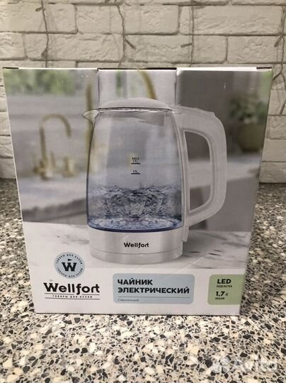 Чайник электрический с LED подсветкой новый