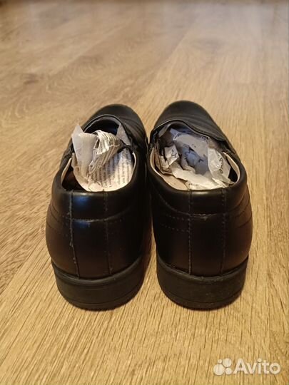 Школьные ботинки на мальчика натуральная кожа 39 р