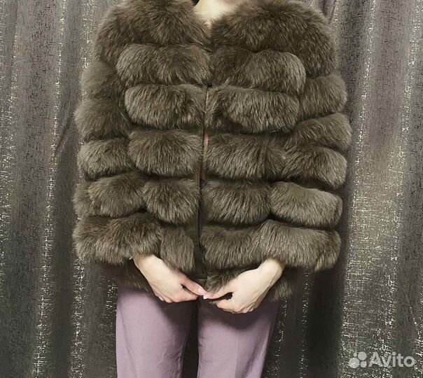 Шуба из песца