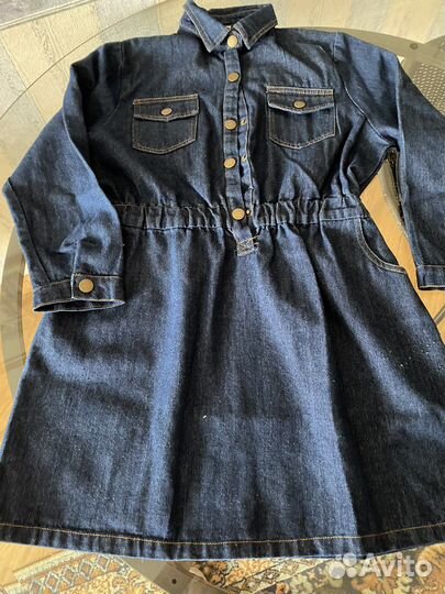 Джинсовое платье для девочки