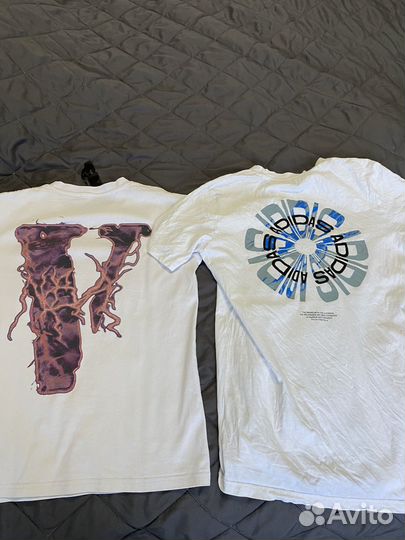 Футболка vlone never broke again, adidas, manto