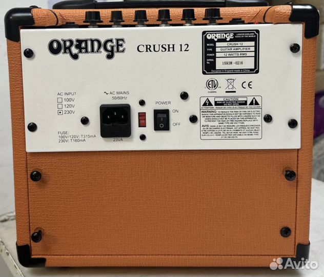 Гитарный комбоусилитель Orange Crush 12