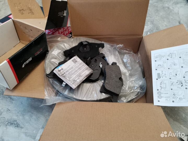 Тормоза передние Опель Астра Н Зафира Б Мерива