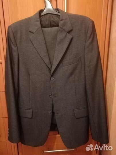 Серый костюм для мальчика р.46