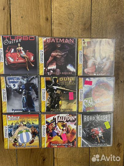 Катриджи на Megadrive Portable