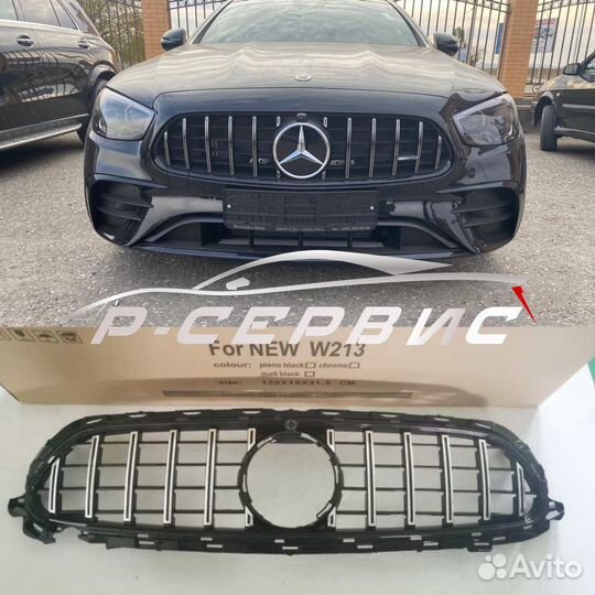 Решетка радиатора GT 5.3 на Мерседес 213 Рестайлин