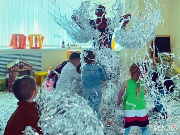 Бумага для бумажного шоу тишью с серебром