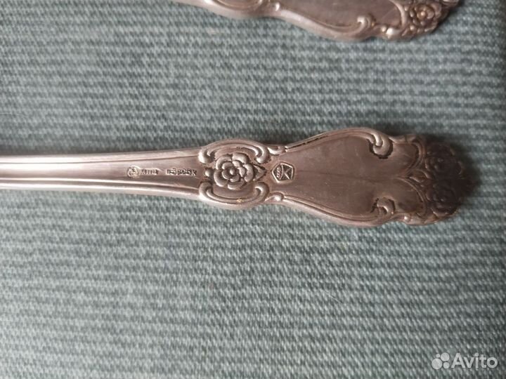 Набор вилок и ложек СССР мельхиоровый сплав