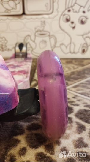 Самокат трехколесный Reaction фиолетовый