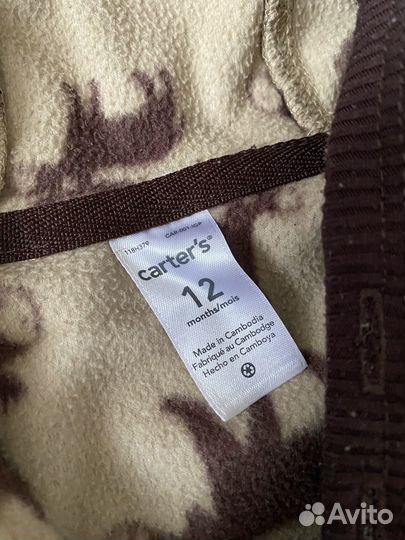 Флисовый комбинезон carters 80