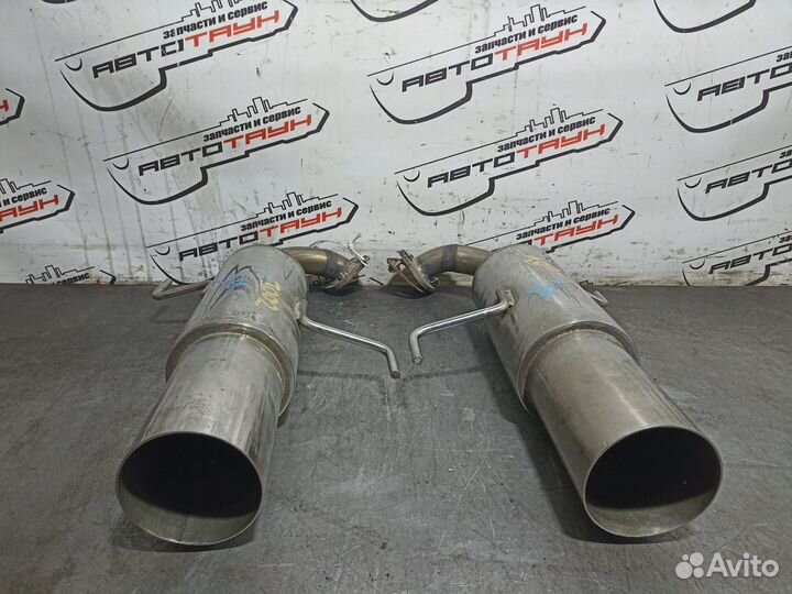 Глушитель subaru legacy BL5 BP5 2 банки tuning комплект T002