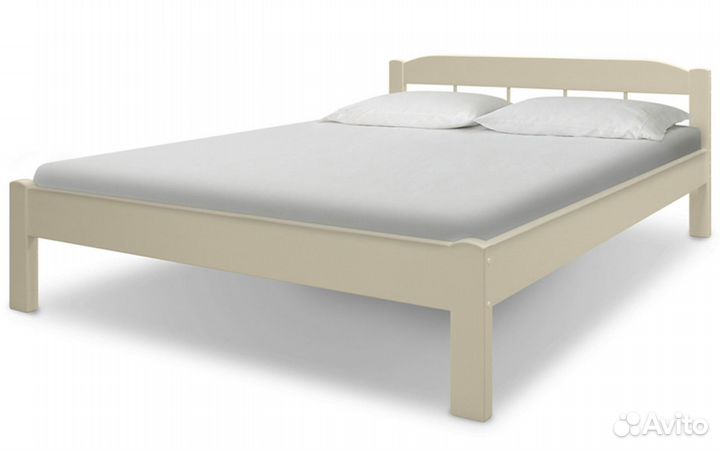 Кровать из массива дерева Дачная