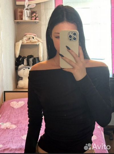 Топ с длинным рукавом