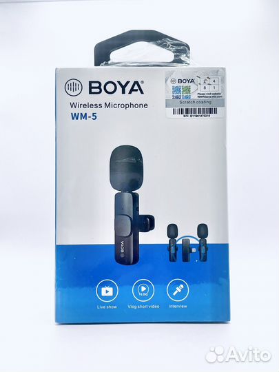 Петличный микрофон boya