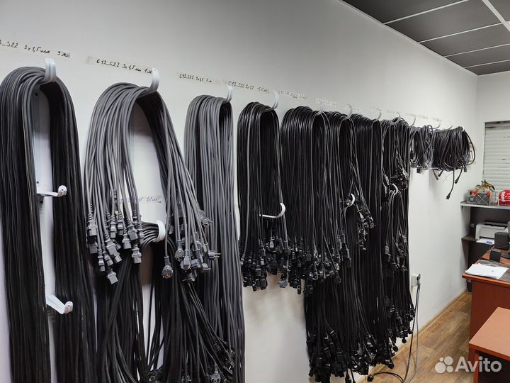 Кабель питания для асиков блоков питания С13 С19