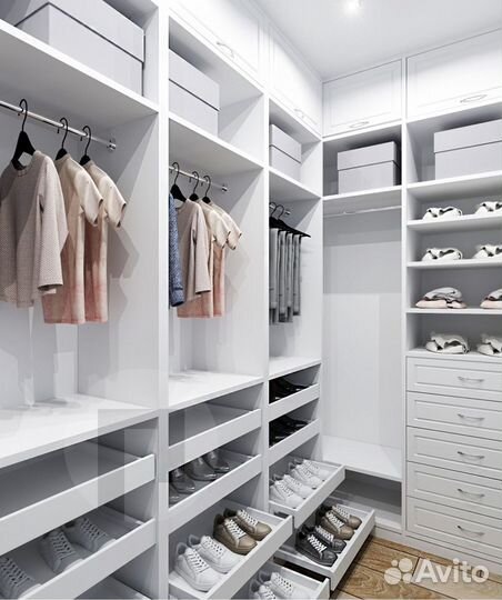 Гардеробные по вашим размерам