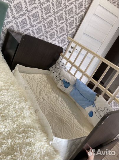 Кроватка для новорожденных с комодом