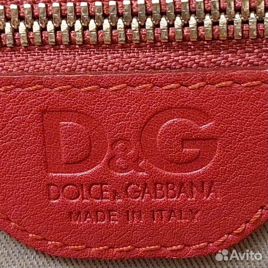 Red dolce Gabbana twist lily сумка. Оригинал