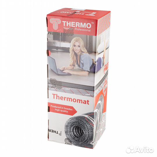 Теплый пол нагревательный мат Thermo Thermomat 9,6