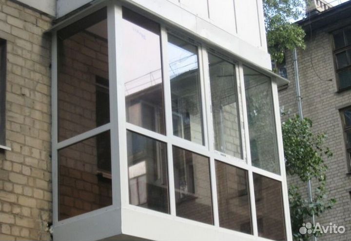 Остекление балконов и лоджий под ключ A4859