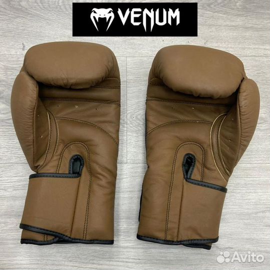 Боксерские перчатки venum кожа